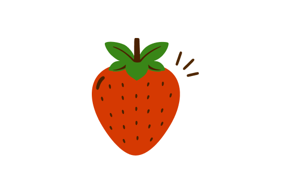 Delicious Red Strawberry Berry Illustration for Graphics and Design