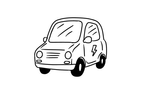 Electric Car Charging Icon - A Versatile Graphic for Branding