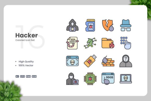 Hacker Colored Icons Review for Embroidery Projects