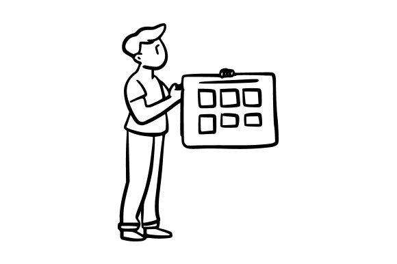 Person Pointing at a Sign – A Versatile Graphic for Digital Sellers
