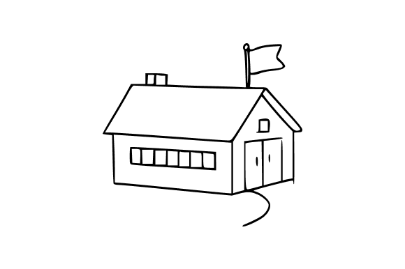 Small Building Clip Art for Graphic Design Projects