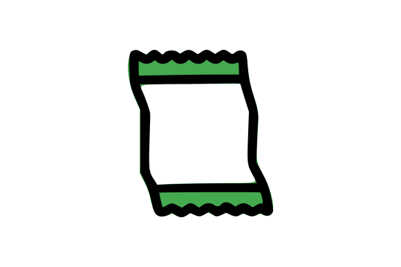 Snack Pack Food Wrapper Empty: A Versatile Graphic Design Asset