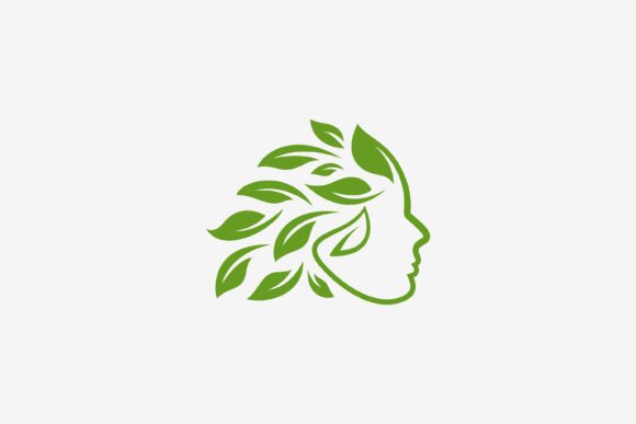 Veggie Farmer Abstract Illustration Logo - A Graphic Design Asset for Logo Templates